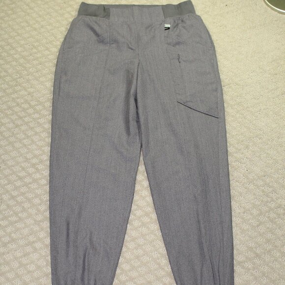 ClimateRight by Cuddl Duds Women's Size XS Heathered Gray Elastic Cuffed Pants - Picture 1 of 5